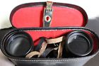 19755 Crown Binoculars Vintage With Original Case Straps