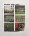 1980 Ba Binoculars German Prices Leitz Brochure Trinovid
