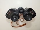 35602 Tasco Vintage Binoculars Leather Case Bright Sharp View Japan