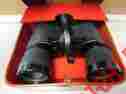 3805 Scope Vintage 7x50 Amber Coated Optics Binociulars With Leather Case Model