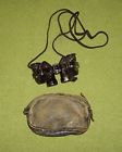41557 Riken Vintage Rkk Japanese Miniature Binoculars Leather Case