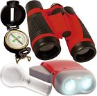 4589765840275 Starlyworld Kids Binoculars Outdoor Adventure Set Compact Folding