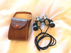 501444 Bushnell Vintage Compact Triple Tested Binoculars Leather Case
