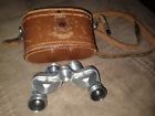 5551 Luxor Occupied Japan Vintage Binoculars With Case Stainless Steel