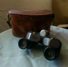 6019 Queen 7x18 Binoculars Opera Glasses Midcentury 1960s W Original Case
