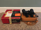 61-21-21 Bausch Lomb Vintage Zephyr Binoculars Original Case Straps Box