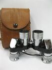 66149 Kalimar Vintage Field Opera Glasses Binoculars Leather Case