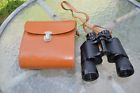 67-7009 Wards Vintage Art Binoculars With Brown Leather Case
