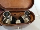 68773 Bushnell Vintage Field Binoculars Degrees Minutes Leather Case