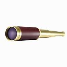 714424551801 Waterproof Monocular Zoomable Day Night Version Brass Telescope