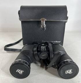 5001b Abercrombie & Fitch Vintage And Quick Focus Binoculars 8-17x40 Zoom No. Case