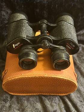 266581 Adams Vintage 7x35 Precision Optics #266581 Binoculars With Case
