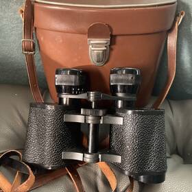 210425 Agfa Vintage 1960s 8x30 Made In Germany Binocular # With Leather Case