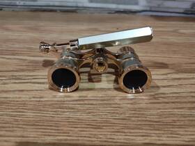 Ao3043r Aomekie 3x25 Opera Glasses With Handle Theater Binoculars For Musical Concert Women Gifts