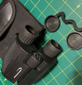 Aurosports Aurosports10x25 Binoculars 10x25 Wideangle Viewing Lightweight Compact Lowlight View Lenscap Bag