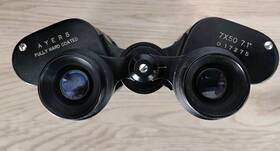 G17275 Ayers Vintage Binoculars - 7x50 7.1 Inch Fully Hard Coated Made In Japan