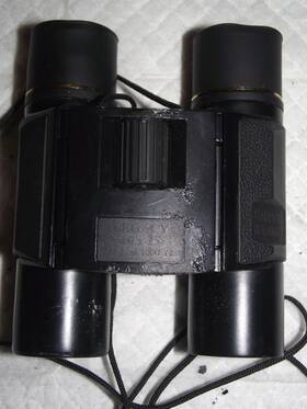 12-0125 Bausch Lomb And Legacy 10x25 Compact Binocular With Original Case