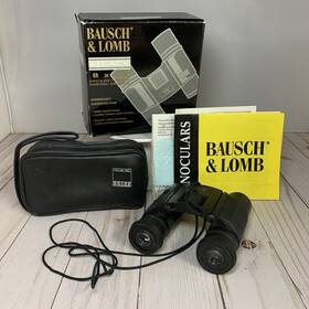 12-8025 Bausch Lomb Vintage And Legacy 8x25 Compact Binoculars Boxed Paperwork