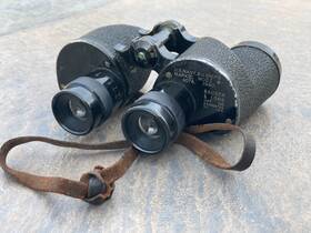 4078 Bausch Lomb Vintage Us Navy Bureau Of Ships And 1940 Ww2 Binoculars 6x30 Case