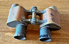 30-good Bausch Lomb 98780 Vintage And Military Stereo Binoculars 6 X Condition