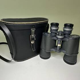 41-37205 Baylor Vintage Binoculars 7x50 372 Ft At 1000 Yds Coated Optics With Case
