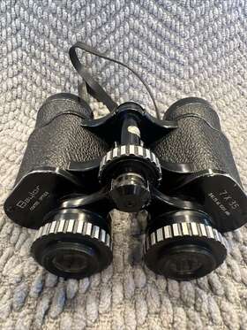 43-47750 Baylor Vintage Binoculars 7x35 - 341 Ft At 1000 Yds Coated Optics /