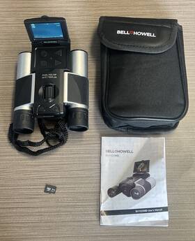 Bh1025hd Bell And Howell 084438902037 10x25 Binoculars 32gb Micro Sd Card