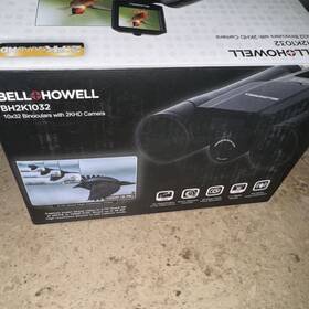 Bh2k1032 Bell & Howell 084438902044 And 10x32 Binoculars With 2.7k Quad Hd Camera Minor Crack