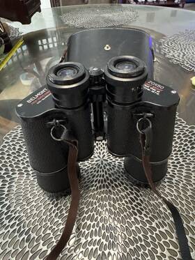 S31-88522 Belmont Vintage Binoculars S31-no. 88522 20x50 1000 Yds 157ft. With Hard Case