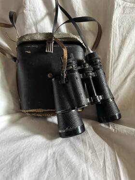 S31-no.3674 Belmont Vintage Working Binoculars With Case 7x50 S31-no. 3674