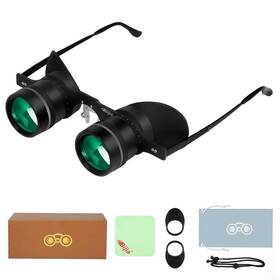 Bijia 786661945484 3x Opera Binocular Glasses Hands-free Lazy Binoculars Lightweight For