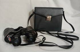 11436 Binolux Vintage Binoculars 7x35 With Carry Case And Strap No. Birding Sports