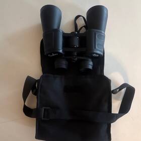 Binolux 15ft/1000yds 20x50 Binoculars Porro Prism Black With Lens Cover And Case