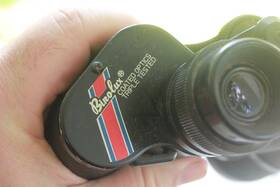 E-2-171088 Binolux Vintage 7x50 Binoculars Fully Coated Optics 372ft At 1000 Yds. No Case