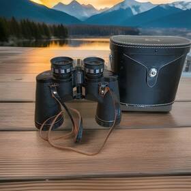 Gt-73966 Binolux Vtg 10x50 Extra Wide Angle Binoculars With Lens Caps And Case Ultra V Coated