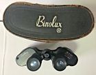 K-75927 Binolux Vintage Binoculars Fully Coated Optics Hard Case