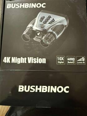 Ja52 Bushbinoc 4k Uhd Night Vision Goggles Binoculars 4.0 Inch