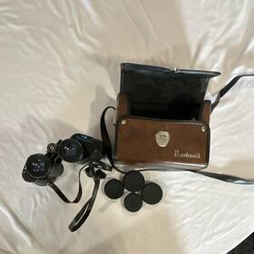 000398 Bushnell Sportview 7x35 Binoculars Wide Angle Fully Coated With Case And Covers