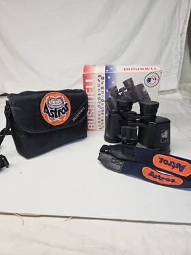 Bushnell 029757001092 Houston Astros Allstar 7x35 Wode Angle Binoculars Vintage Mlb Licensed