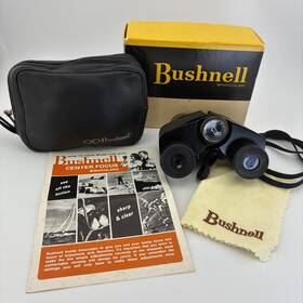10-6251 Bushnell Vtg 1973 Binocular 6x 25 Custom Compact 8 Degree Cf Case Kit