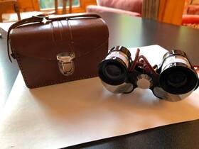 101352 Bushnell Binoculars Vintage 6 X 25 With Case