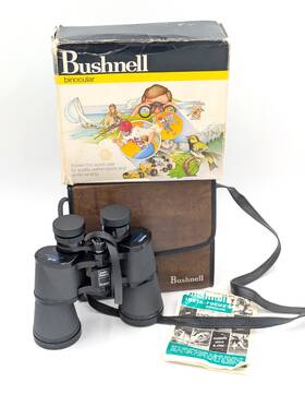 13-1060 Bushnell With Original Box Binoculars Sportview 10x50 Insta-focus