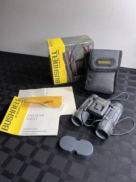 13-8261 Bushnell Vintage 8 X 21 Mm Binoculars With Case