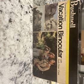 13-8360 Bushnell Instafocus 8 X 30 Vtg With Case Vacation Binocular