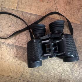 13199 Bushnell 8x Binoculars Black China With Strap Compact Lightweight Design