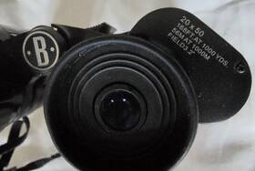 44-7678 Bushnell 20 X 50 Inch Insta- Focus Pro Binoculars With Case And Caps
