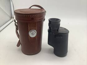 87262 Bushnell 8x30 Featherlight Coated Optics Monocular Scope #87262 Leather Case Euc