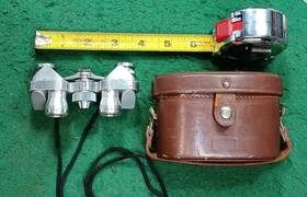 92798 Bushnell Vtg Mini Field Binoculars Triple Tested 6x15 With Original Case F/ Japan