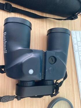 Bn137500 Bushnell Marine 7x50 Waterproof/fogproof Binoculars With Rangefinder And Compass