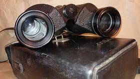 Eq3320 Bushnell Vintage Binoculars Sportviewextra Wide Field 7x35 With Case Free Ship